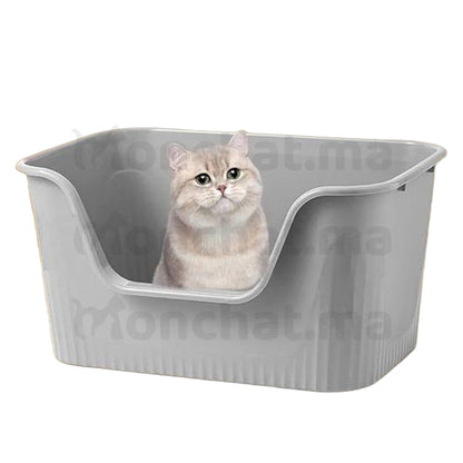 Bac à litière pour chat avec pelle 50x37x20cm