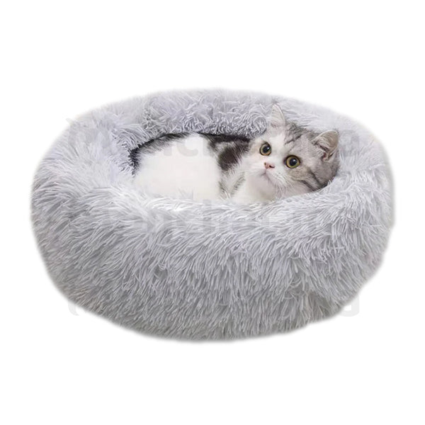 Panier Coussin Lit Rond pour Chat et Petit Chien